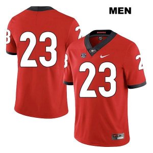 Men's Georgia Bulldogs NCAA #23 Mark Webb Nike Stitched Red Legend Authentic No Name College Football Jersey BUC6554TS